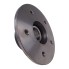 Wheel hub 5 x 112 – angled view showcasing gray and black colors with five bolt holes and compact bearing.