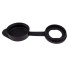 Cache-serrure de rechange Daken Blackit Lite – couvercle noir avec ouverture circulaire et languette attachée.