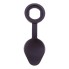 Cache-serrure de rechange Daken Blackit Lite – couvercle noir en plastique, forme ovale avec un trou circulaire.
