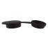Cache-serrure de rechange Daken Blackit Lite – couvercle noir en plastique de forme ovale avec boucle attachée.