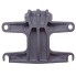 Top view of a black and gray replacement tank – includes mounting bracket and two holes for installation.