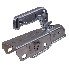 SPP Kugelkupplung ZSK 750 I – Frontansicht mit 60mm Vierkantrohr, zwei Bohrungen und Hebel nach oben.