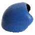 Soft dock for Knott ball coupling KK 14 – black, curved shape, soft material in side view.