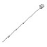 Prolunga adattatore 440 mm – diametro 19 mm – per martinetto caravan in color argento su sfondo bianco.