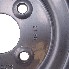 Wheel rim – detail view showing silver finish and ET-25 marking with two mounting holes.