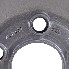Detailaanzicht van een grijze velg 4,5 J x 13 – 5 gaten LK 5x112 met een ET van 30 op een witte achtergrond.