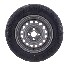 Ylhäältä näkyvä 175/70 R13 rengas – 4.5 J x 13 vanne, neljä reikää, musta ja harmaa.