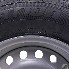 Yksityiskohta – musta ja hopea rengas 185/70 R14, 5 reikää, 5x112 kuvio, vanne 5.5J x 14.