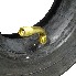 Tyre + Tube 200x50 KINGS TIRE V-5501 – detail view showing black tire with gold valve stem and 4PR construction.