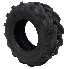 KINGS TIRE V-8501 – side view of a black 16x6.50-8 tractor tyre with a sturdy 6PR construction.