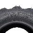 KINGS TIRE V-8501 – front view of a black 16x6.50-8 tractor tyre with a robust 6PR construction.