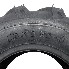 KINGS TIRE V-8501 – front view of a black 16x6.50-8 6PR TL tractor tyre on a plain white background.