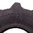 KINGS TIRE V-8818 4PR TT – front view of a black tube type tire for tractors, featuring a profiled tread pattern.