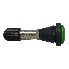 Vue de côté – valve Ventil CVV40 de 40 mm avec capuchon en plastique noir et pression de 7 bar.