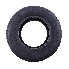 Frontvy av 2-pack släpvagnsdäck 195/55 R10C ST290 M+S TL 98N Goodride – svarta däck utan monteringshål.