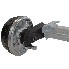 Alko Anhängerachse Compact – Schrägansicht mit gebremster Achse, 5-Loch-Muster und galvanisiertem Finish.