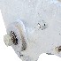 Detalje af Alko TYPE 251VB bremseflange med galvaniseret overflade – hvid baggrund