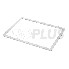 Cadre adaptateur pour lanterneau 700x500 mm – forme rectangulaire avec découpes et plusieurs pattes de montage blanches.