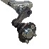 Schlegl MB8 trailer axle – side view showing galvanized finish and 750kg capacity with 4x100 bolt pattern.