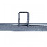 Schlegl 750 kg trailer axle MB8 – front view showing high support block and 4x130 bolt pattern in silver and gray.