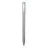10 x tent peg 30cm metal half round – front view showing silver galvanized steel and half round shape.