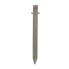T-tent peg 30cm – front view showing gray galvanized steel with a T-shaped head and pointed tip.