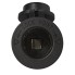 Ingebouwd stopcontact 12V/24V max 10A – zwart met een vergrendelingspunt indicator, voor gebruik in auto of caravan.
