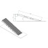 Aluminium ramps – angled view showing grey J-connection and mounting holes, dimensions 2000 x 600 x 120mm.